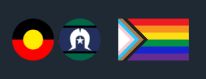 Aboriginal, Torres Strait Islander, and Australian flags